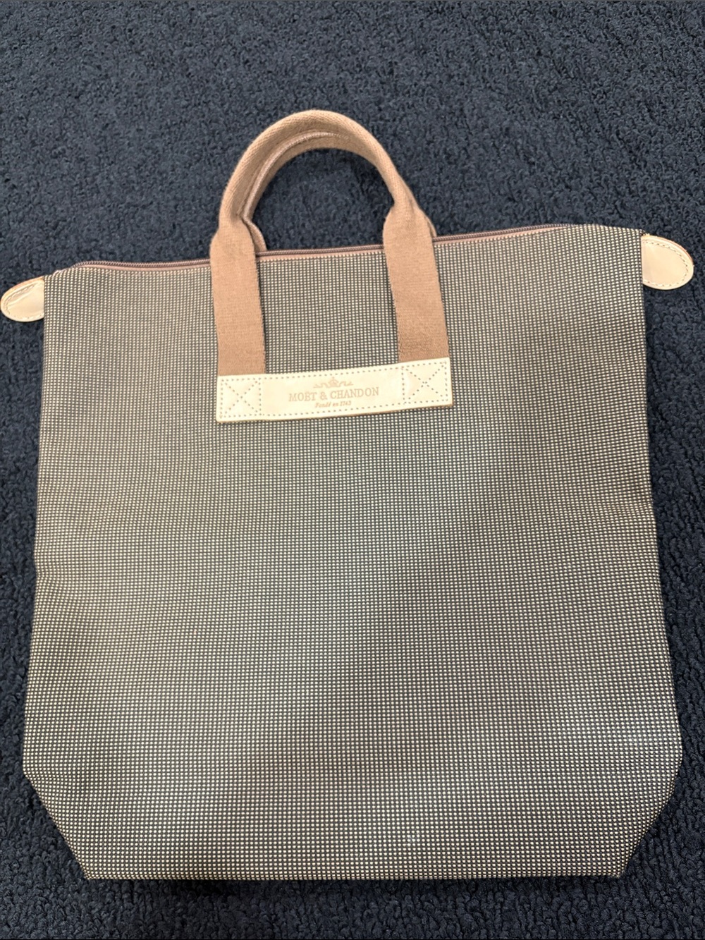 Moët & Chandon Brown Canvas Tote